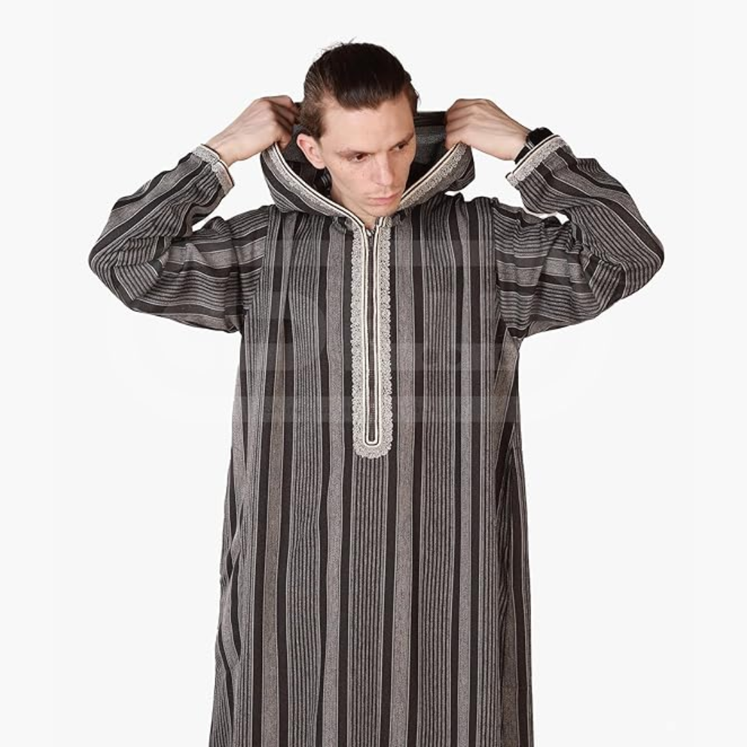 Men's jalabiya (grey)