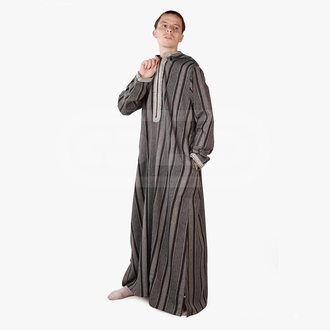 Men's jalabiya (grey)