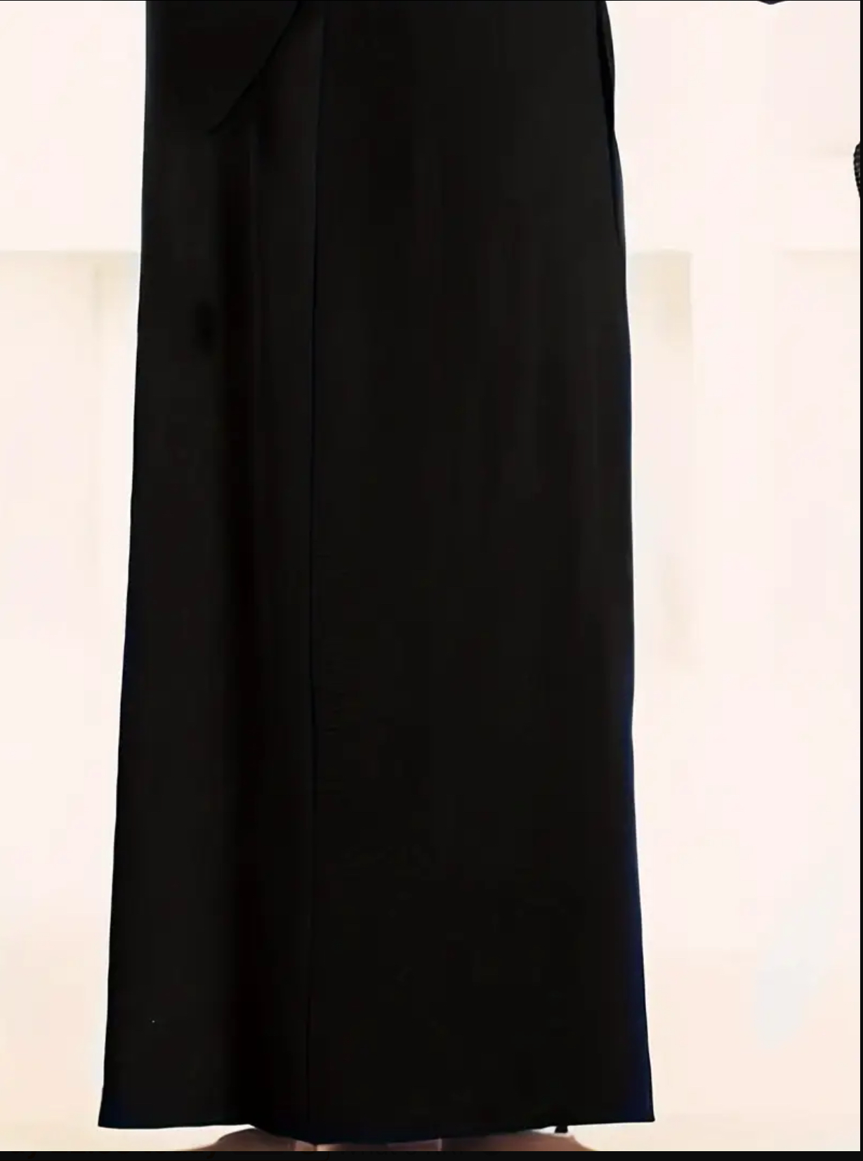 Vintage-Inspired Middle Eastern Loose-Fit Maxi Dress – Round Neck, Tummy-Covering Design
