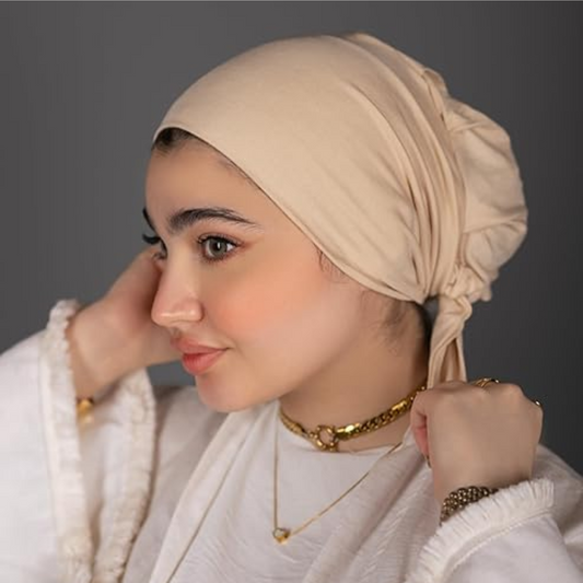 About Crinkled Soft Jersey Hijab (Light orange)