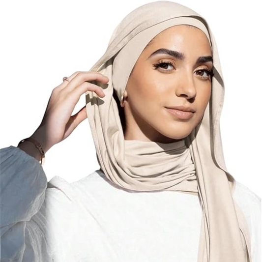 Solid Color Hijab (Light brown)