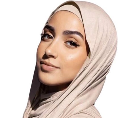 Solid Color Hijab (Light brown)