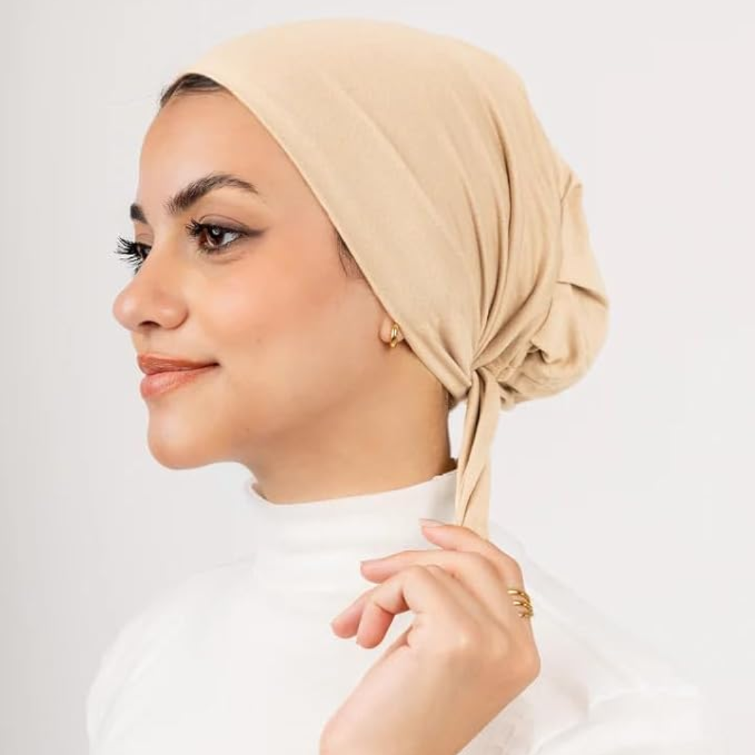 About Crinkled Soft Jersey Hijab (Light orange)