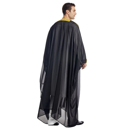 Islamic Clothing Men Robe Arabic Costumes Kaftan Muslim Man Moroccan Casual Long Dress Striped Middle East National Costume