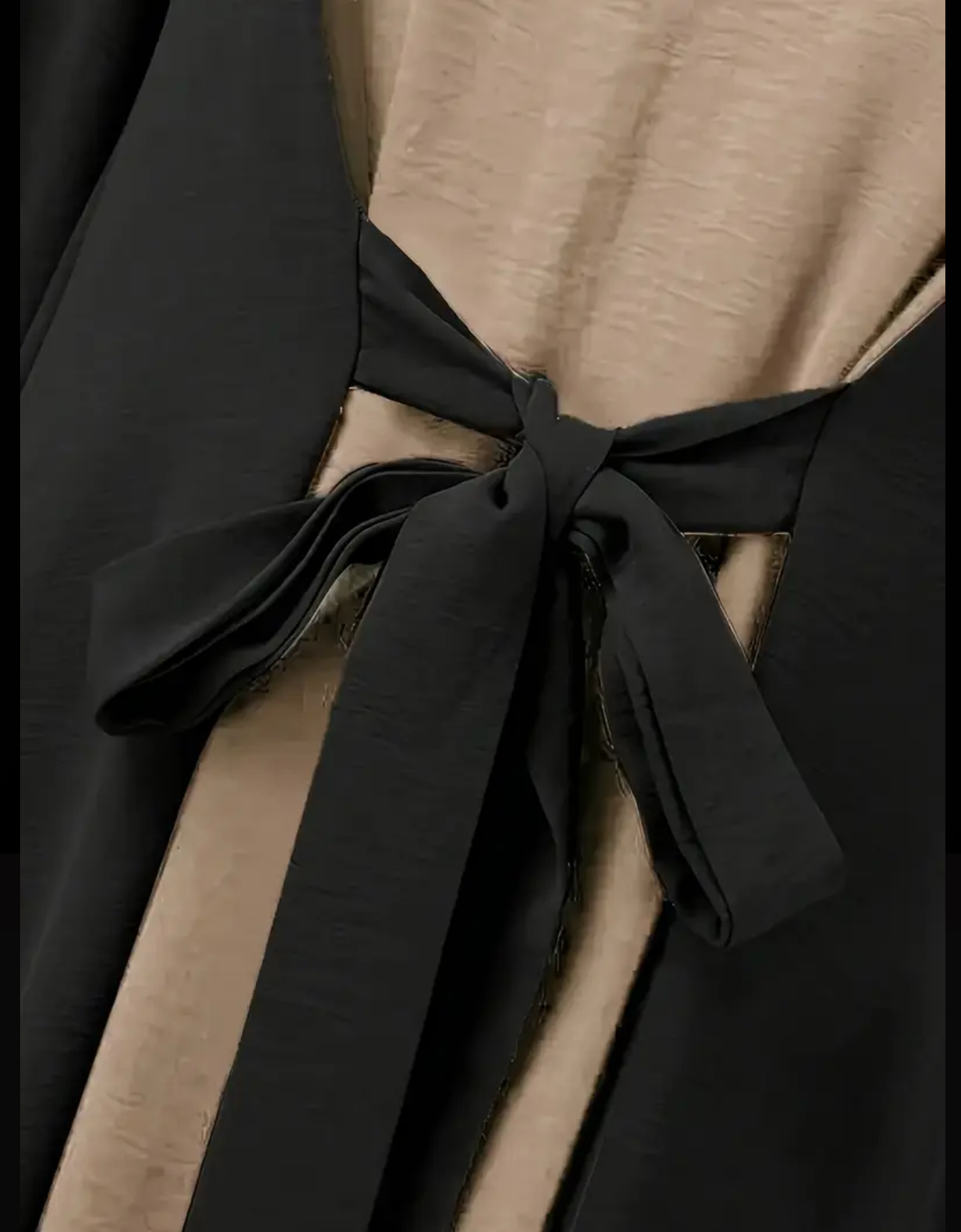 Elegant Lantern-Sleeve Casual Belted Dress